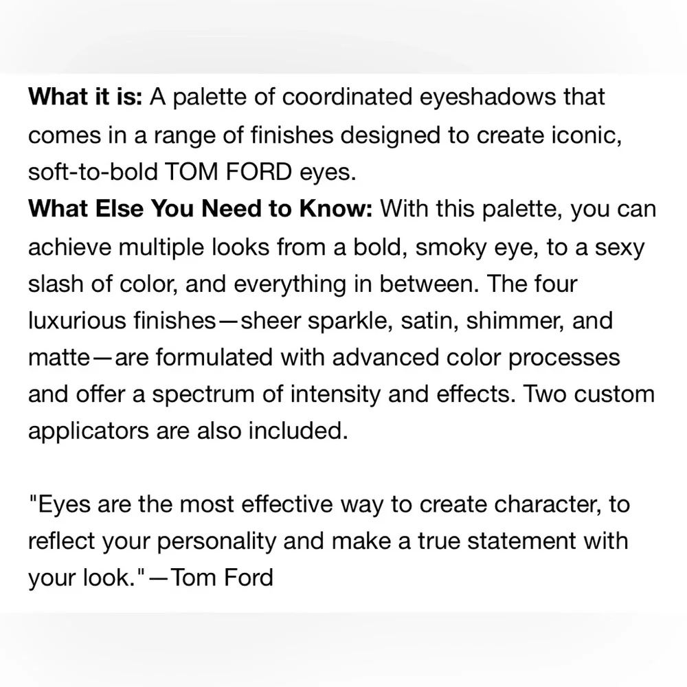 NEW IN BOX TOM FORD Eyeshadow Quad Desert Fox - Picture 4 of 7